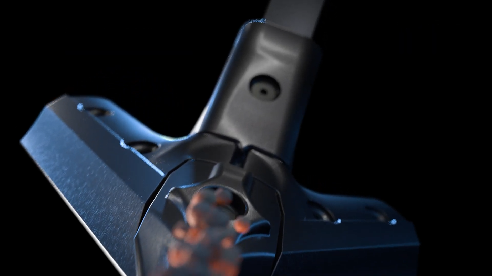 Nahaufnahme des Treffler Eco Blade als technische 3D-Visualisierung für den Einsatz in der Landwirtschaft